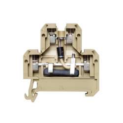 Weidmuller 59160000 DK 4/35 1D 22R1 +RAHMEN Исполнение: SAK-серия, Клемма с электронными компонентами, Расчетное сечение: 4 мм.кв, Винтовое соединение