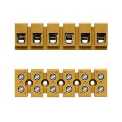 Weidmuller 7906260000 MK 6/6/E Исполнение: Многополюсная клеммная колодка, Одно- и многополюсные клеммные колодки, Расчетное сечение: 6 мм.кв, Винтовое соединение, Непосредственный монтаж