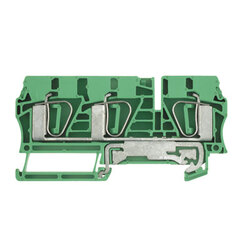 Weidmuller 7907400000 ZPE 6/3AN Исполнение: Клеммы PE, Пружинное соединение, 6 мм.кв, 720 A (6 мм.кв), зеленый/желтый