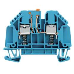 Weidmuller 7910310000 WTR 4 STB SL BL Исполнение: W-серия, Измерительная клемма с размыкателем, Расчетное сечение: 4 мм.кв, Винтовое соединение