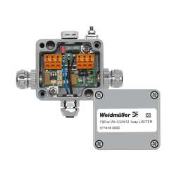 Weidmuller 8714160000 FBCon PA CG/M12 1way Limiter Исполнение: Стандартный концентратор с ограничением тока, 1-канальный распределитель (с ограничителем), IP66