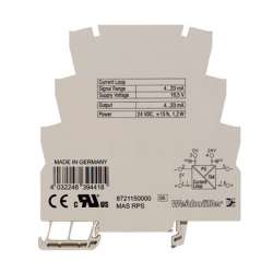 Weidmuller 8721150000 MAS RPS Исполнение: MICRO-серия, Изолятор питания