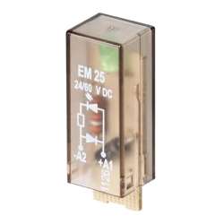 Weidmuller 8869680000 RIM-I 2 24/60VDC GN Исполнение: RIDER-серия, Светодиодный модуль с безынерционным диодом, Номинальное напряжение: 24…60 V DC, Втычное соединение
