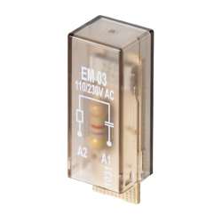 Weidmuller 8869770000 RIM-I 3 6/60VAC RC Исполнение: RIDER-серия, RC-фильтр, Номинальное напряжение: 6...60 V UC, Втычное соединение