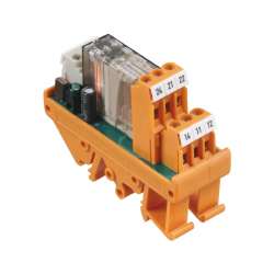 Weidmuller 8872160000 RS32 24 VDC SAFETY Исполнение: Серия RS-SERIES, Релейный модуль, Количество контактов: 2 Переключающий контакт AgNi 90/10, Номинальное напряжение: 24 В (DC) ± 10 %, Ток: 4 A, Винтовое соединение