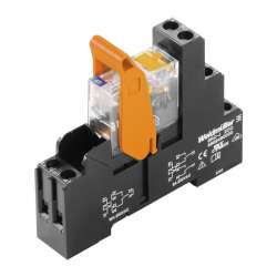 Weidmuller 8881610000 RCIKIT 24VDC 2CO LD/PB Исполнение: RIDERSERIES RCI, Релейный модуль, Количество контактов: 2 Перекидной контакт с кнопкой контроля срабатывания AgNi 90/10, Номинальное напряжение: 24 В DC, Ток: 8 A, Винтовое соединение