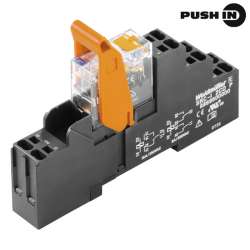 Weidmuller 8897230000 RCIKITP 24VDC 2CO LD/PB Исполнение: RIDERSERIES RCI, Релейный модуль, Количество контактов: 2 Перекидной контакт с кнопкой контроля срабатывания AgNi 90/10, Номинальное напряжение: 24 В DC, Ток: 8 A, PUSH IN