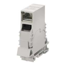 Weidmuller 8946920000 IE-TO-RJ45-C Исполнение: Монтажная рейка - розетка, RJ45, Соединение, IP20