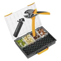 Weidmuller 9028850000 CRIMP-SET PZ 50 Исполнение: Набор инструмента для обжима наконечников, Инструмент для обжима: PZ 50, инструмент для снятия изоляции: AM 25, Цветовой код: Weidmuller