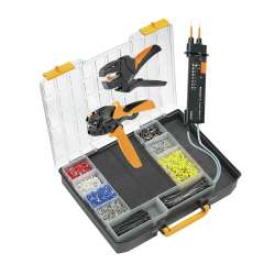 Weidmuller 9202580000 CRIMP-SET COMBI L D Исполнение: Набор инструмента для обжима наконечников, Инструмент для обжима: PZ 6 roto, инструмент для снятия изоляции: STRIPAX, Диапазон обжимаемых проводников, мин.: 14