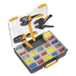 Weidmuller 9202610000 Crimpset PZ / CTI Исполнение: Набор инструмента для обжима наконечников, Инструмент для обжима: PZ 6 Roto/CTI 6 S, инструмент для снятия изоляции: STRIPAX, Диапазон обжимаемых проводников, мин.: 14