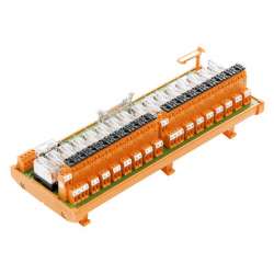 Weidmuller 9445180000 RSM16 1T/CDE-EV 24V-H/V Исполнение: Интерфейс, RSM, 16 with fuse, RCL, Винтовое соединение