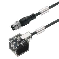 Weidmuller 9457030000 SAIL-VSA-M12G-1.2U Исполнение: Клапанный штекер, Вилка прямая - клапанная вилка, A Weidmuller 9457030000 SAIL-VSA-M12G-1.2U Исполнение: Клапанный штекер, Вилка прямая - клапанная вилка, A