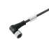 Weidmuller 9457321000 SAIL-M12BW-3-10U Исполнение: Концентратор сигналов, контрольная линия, Один конец без разъема, M12, Number of poles : 3, 10 m, Гнездо, угловое, Экранированный: Нет, Светодиод: Нет, Материал оболочки: Полиуретан, Галогены: Нет