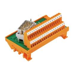 Weidmuller 9800520000 38 WAY R.H. VARELCO I/F Исполнение: Интерфейс, RS ELCO, ELCO, тип 8016, LP2N 5.08mm